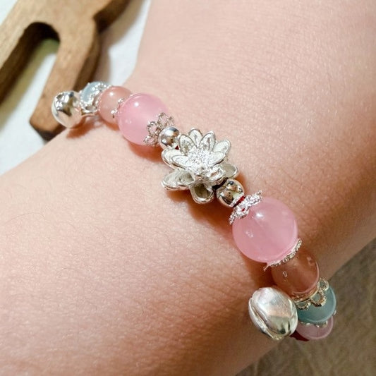 Moon Halo Handwoven Braided Bracelet