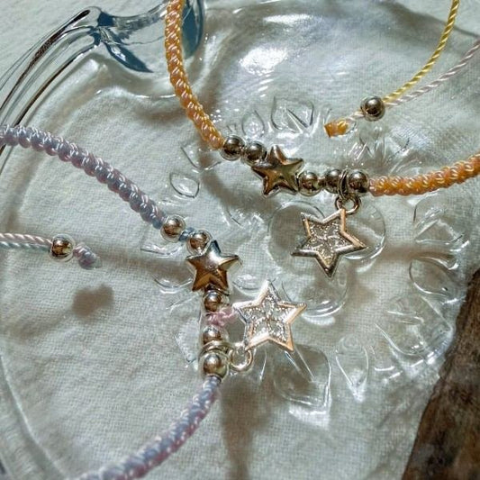 Wish Star Handwoven Braided Bracelet