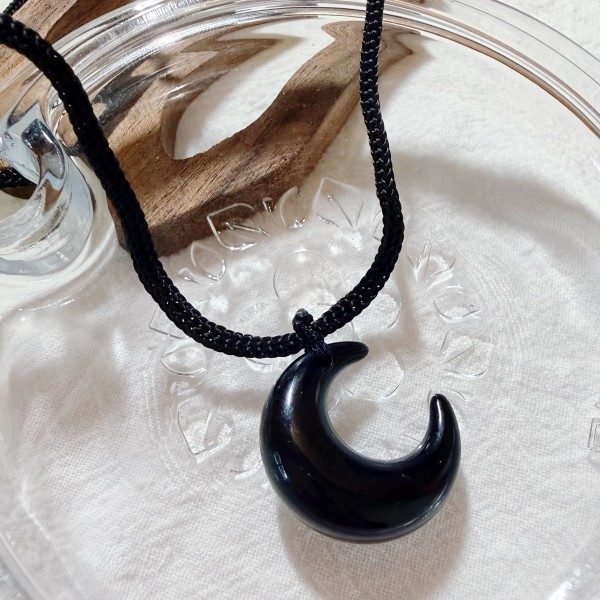 Moonstone Eye Handwoven Necklace