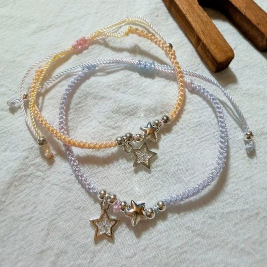 Wish Star Handwoven Braided Bracelet