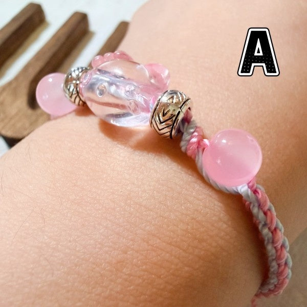 Color Kitty Handwoven Braided Bracelet