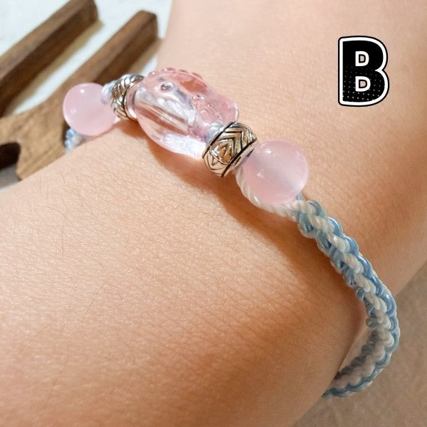 Color Kitty Handwoven Braided Bracelet