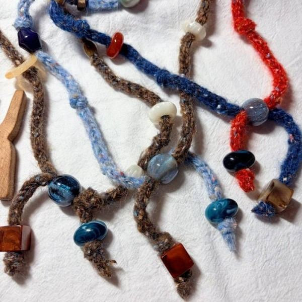 Warm Accent Sweater Chain Necklace