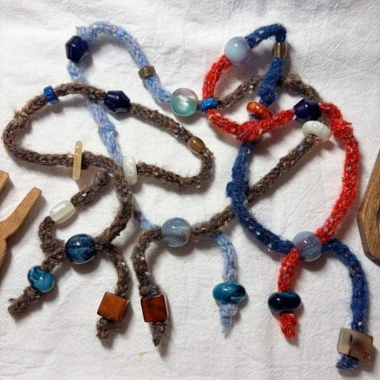 Warm Accent Sweater Chain Necklace