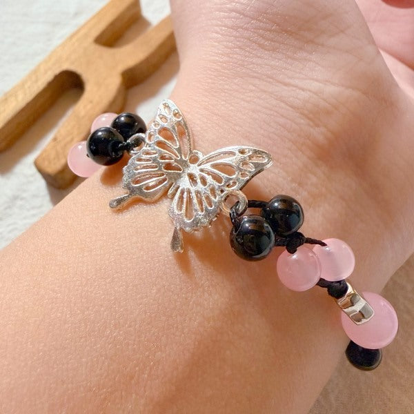Bold Flutter Handwoven Bracelet Set 2PCS