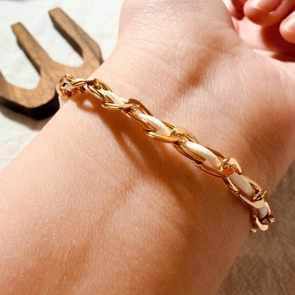 French Mood Handwoven Bracelet Set 2PCS