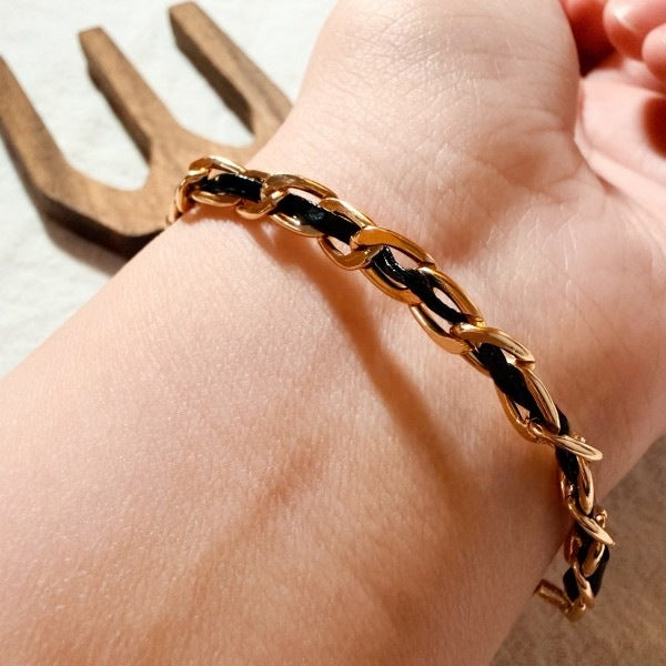 French Mood Handwoven Bracelet Set 2PCS